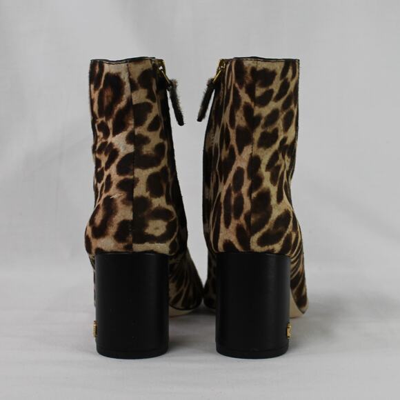*NEW WITHOUT BOX* TORY BURCH BROOKE LEAPORD CALF HAIR BOOTIES - Picture 5 of 9